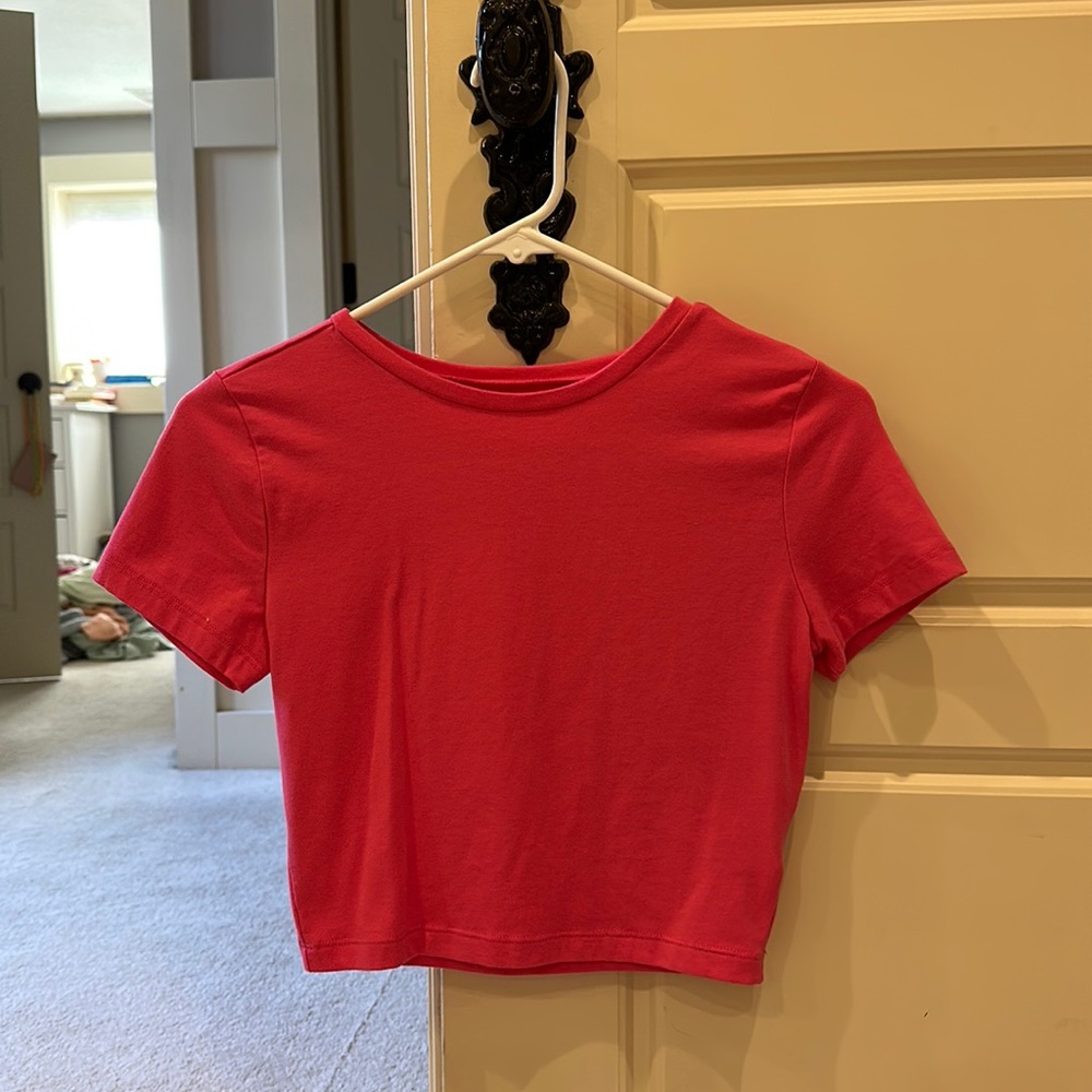 wild fable hot pink crop top